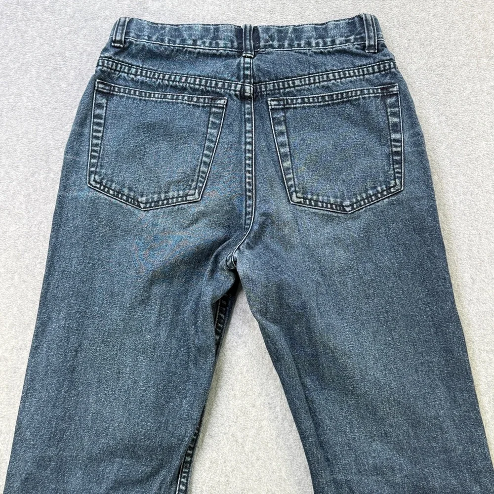 GAP Kids Flare Jeans 14 Regular Blue Denim‎ Glitter Hem Y2K Style